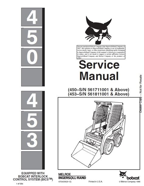 bobcat 453 skid steer|bobcat 453 manual.